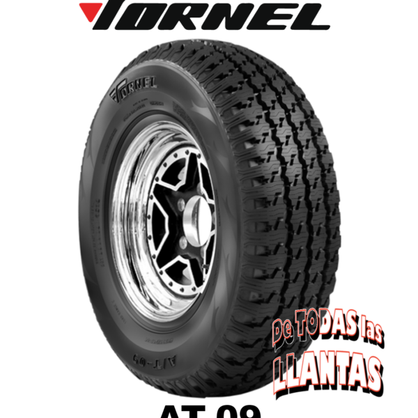 LT 265/75R16 112/109Q C Marca TORNEL Modelo AT-09