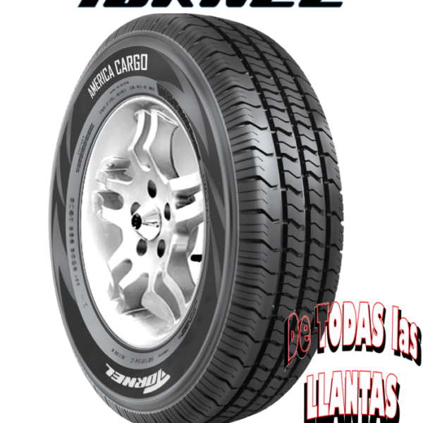 195R15 Marca TORNEL Modelo AMERICA CARGO Sin Cámara
