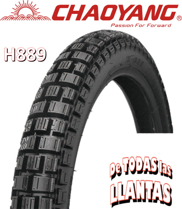 2.75-18 6PR TT 48P Marca CHAO YANG Modelo H889