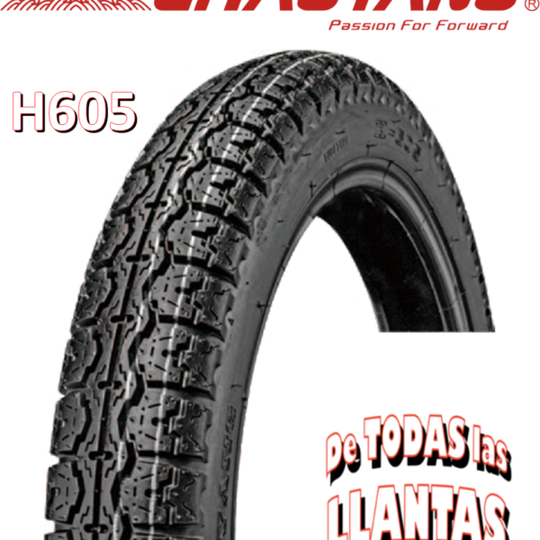 3.00-18 4PR TT Marca CHAO YANG Modelo H605