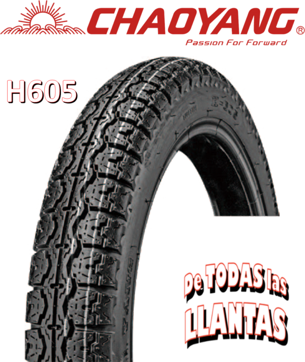 3.00-18 4PR TT Marca CHAO YANG Modelo H605