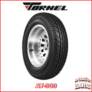 "Llanta Tornel AT-909 en medida 155/80R15: robusta y vers&aacute;til, dise&ntilde;ada para un agarre excepcional en carretera y fuera de ella."