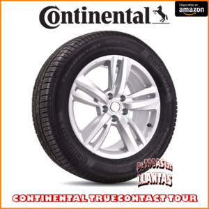 Llanta Continental TrueContact Tour para vehículos de pasajeros. Rendimiento excepcional en todas las estaciones, tracción confiable y manejo suave
