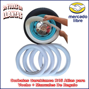 Corbatas Carablanca R15 Atlas P/vocho + Manuales De Regalo