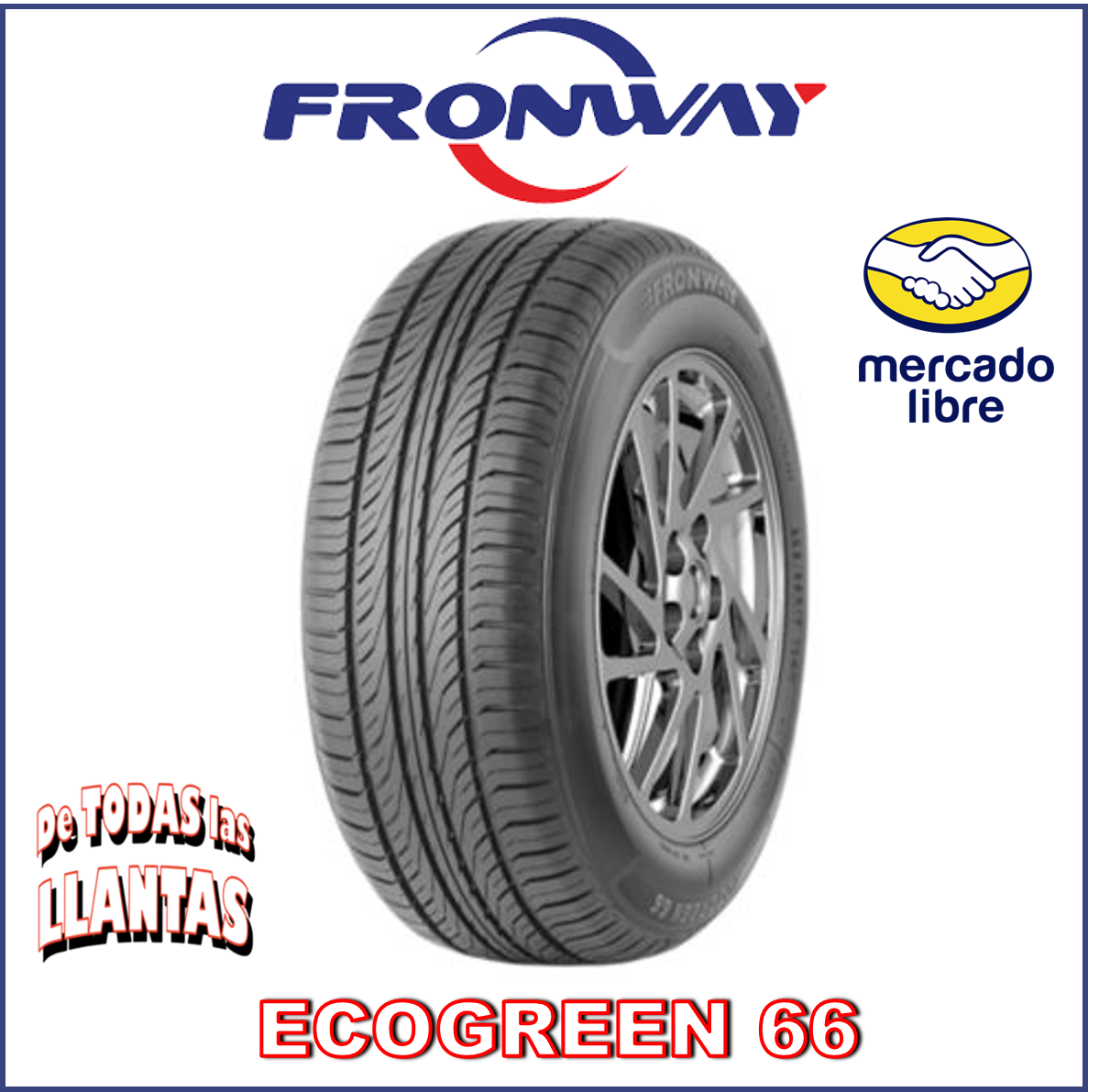 "Llanta Fronway EcoGreen 66 185/70R13"
