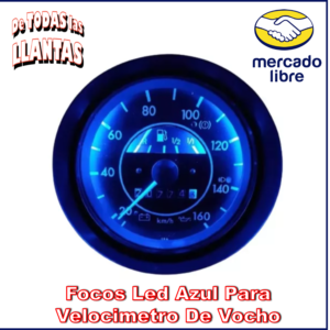 Focos Led Azul Para Velocimetro De Vocho