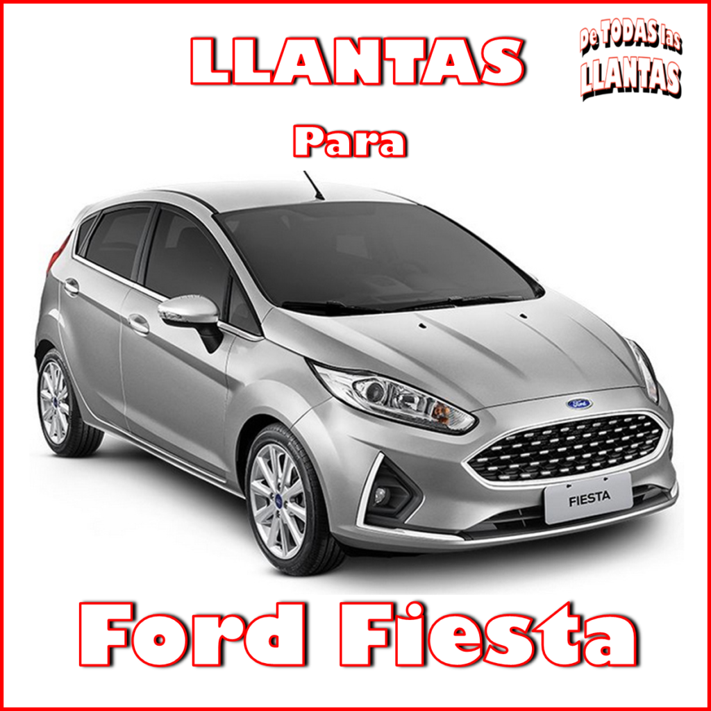 Portada de página de categoría de Llantas para Ford Fiesta con la imagen del vehículo en color gris