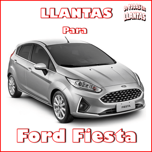 Portada de página de categoría de Llantas para Ford Fiesta con la imagen del vehículo en color gris