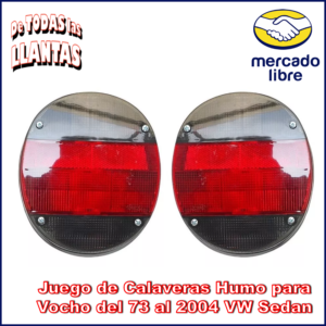 Juego de Calaveras humo para vocho