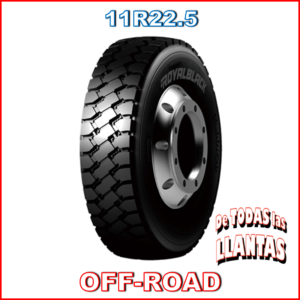 Llantas para camión 11R22.5 Off-Road – Tracción y resistencia en terrenos extremos.