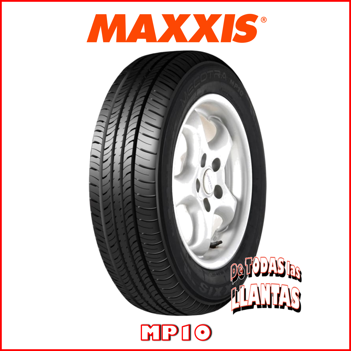 175 70R13 82H Marca MAXXIS Modelo MP10 De Todas Las Llantas 175-70r13-82h-marca-maxxis-modelo-mp10-de-todas-las-llantas