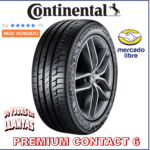 "Imagen de la llanta Continental Premium Contact 6, neumático premium de alto rendimiento para máxima seguridad y confort."