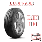 Llanta para auto en Rin 14, diseño deportivo y moderno.