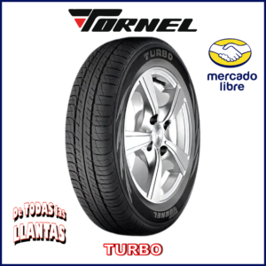 "Imagen de la llanta Tornel Turbo en medida 175/70R13. Rendimiento confiable y durabilidad excepcional para una conducción tranquila y segura."